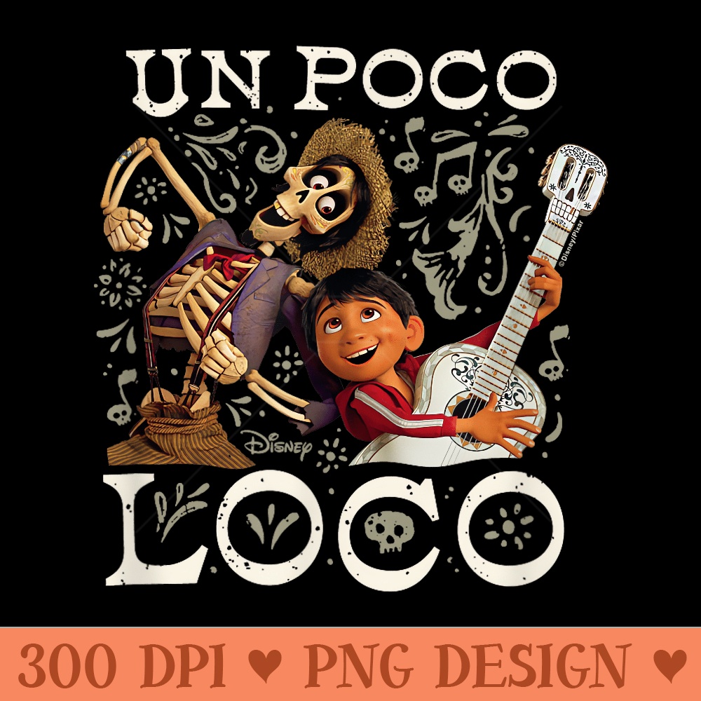 Coco Un Poco Loco - PNG design assets - Quick And Seamless Download Process