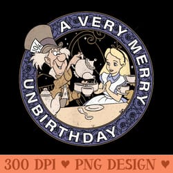 disney alice in wonderland mad hatter unbirthday - png download