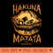 Disney The Lion King Live Action Hakuna Matata Sunset Poster - Trendy PNG Designs - Stunning Sublimation Graphics