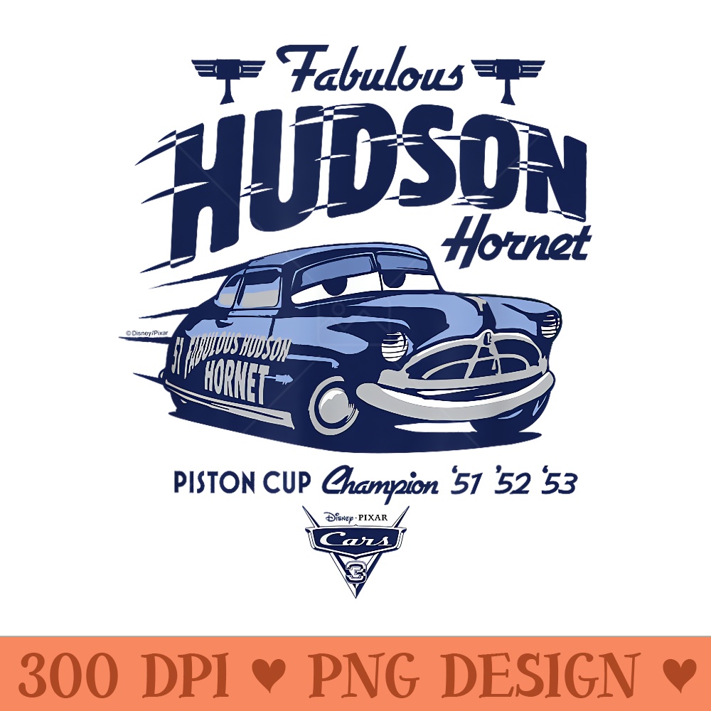 Cars Fabulous Hudson Hornet - Digital PNG Downloads - Trendsetting And Modern Collections