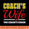 Coachs Wife Funny Coaching - Ready To Print PNG Designs - Versatile And Customizable Designs