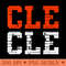 CLE CLE Cleveland Ohio Distressed Vintage - Exclusive PNG designs - High Resolution And Print Ready Designs