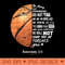 Christian Basketball Deuteronomy Bible Verse Faith - PNG download with transparent background - Trendsetting And Modern Collections