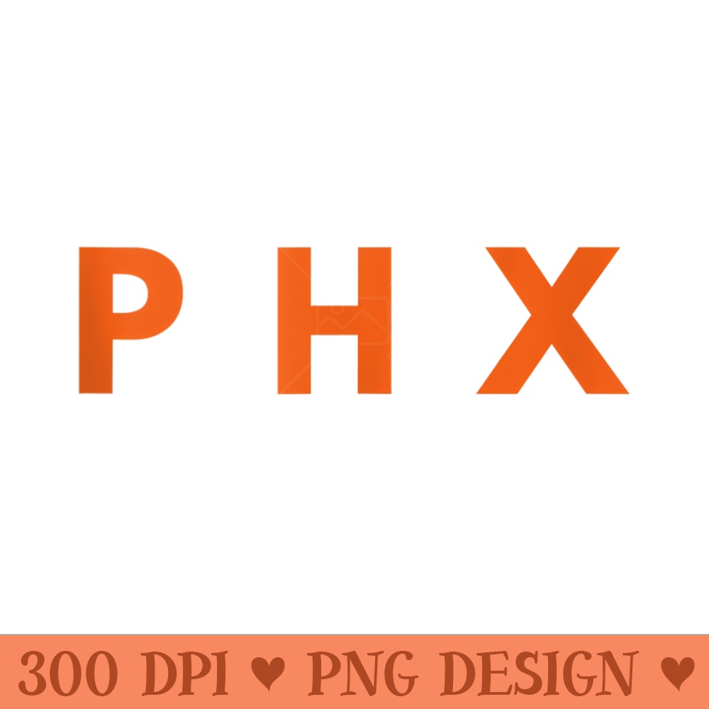 Phoenix AZ Fans PHX - Printable PNG Images - High Resolution And Print Ready Designs