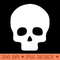 Simple Skull Design Classic Look For Skull Lovers - Beautiful PNG download - Spice Up Your Sublimation Projects