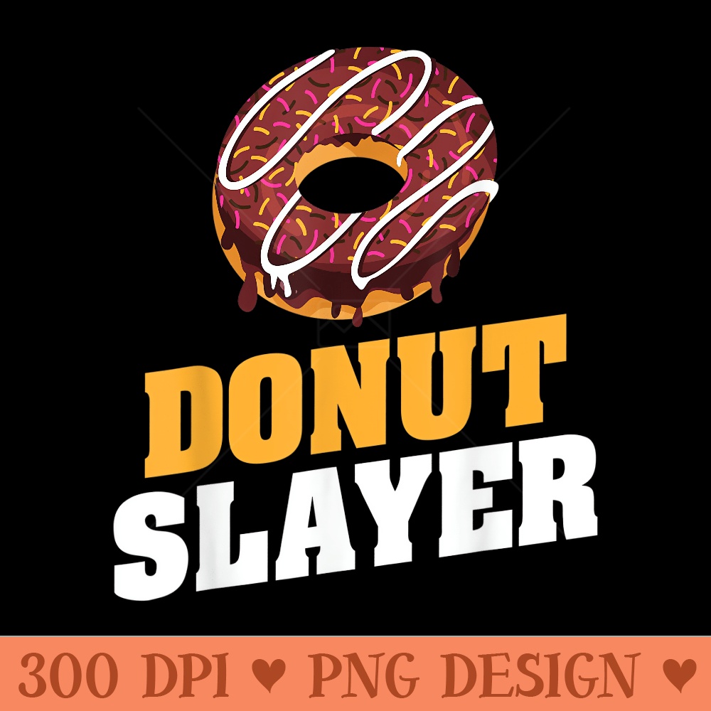 Donut Slayer Snack Donut - Transparent PNG download - Lifetime Access To Purchased Files