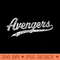 Avengers T Vintage Sports Name Design - Digital PNG Downloads - Quick And Seamless Download Process