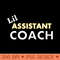 Lil Assistant Coach  Helper Team Sports - High Quality PNG download - Limited Edition And Exclusive Designs