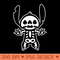 Disney Stitch Halloween Skeleton - PNG Templates - Instant Access To Downloadable Files