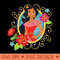 Disney Princess Elena of Avalor Floral - PNG Graphics - Easy To Print And User Friendly Designs
