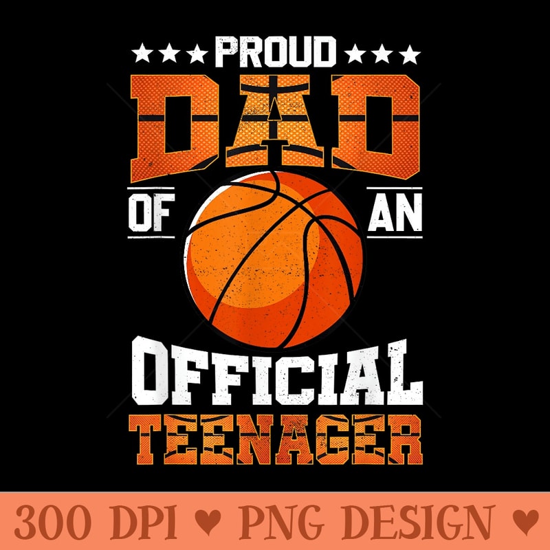 Proud Dad Of An Official nager Basketball Mother - PNG image download - Revolutionize Your Designs