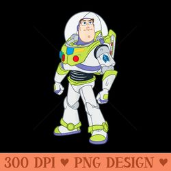disney pixar toy story buzz lightyear strong pose - design png template