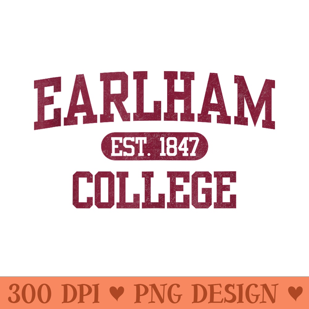 Earlham College - Vector PNG download - Stunning Sublimation Graphics
