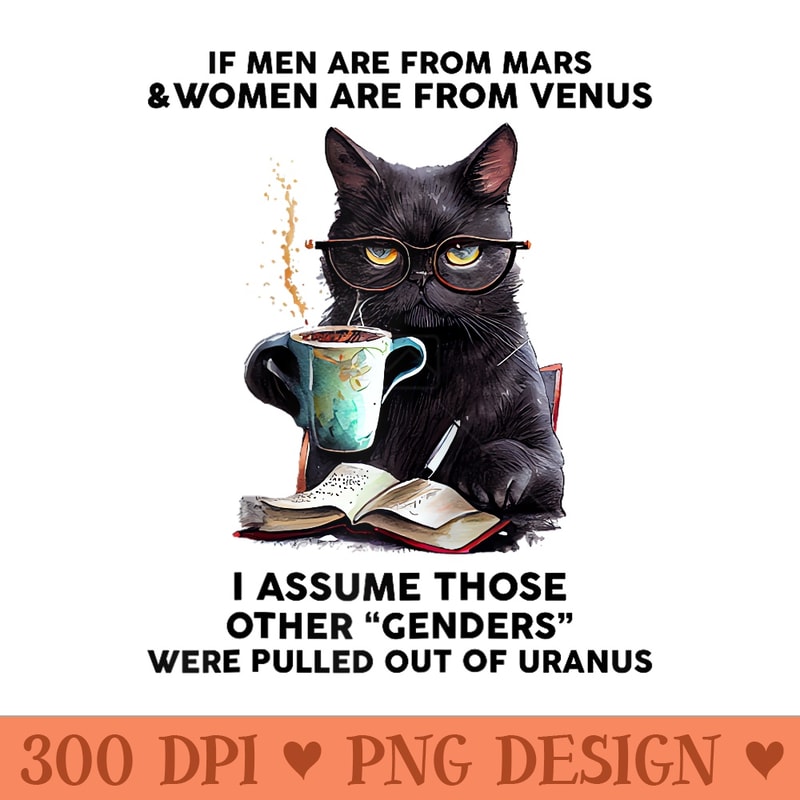 If Men Are From Mars And Women Are From Venus Black Cat Raglan Baseball - PNG image download - Bring Your Designs to Life