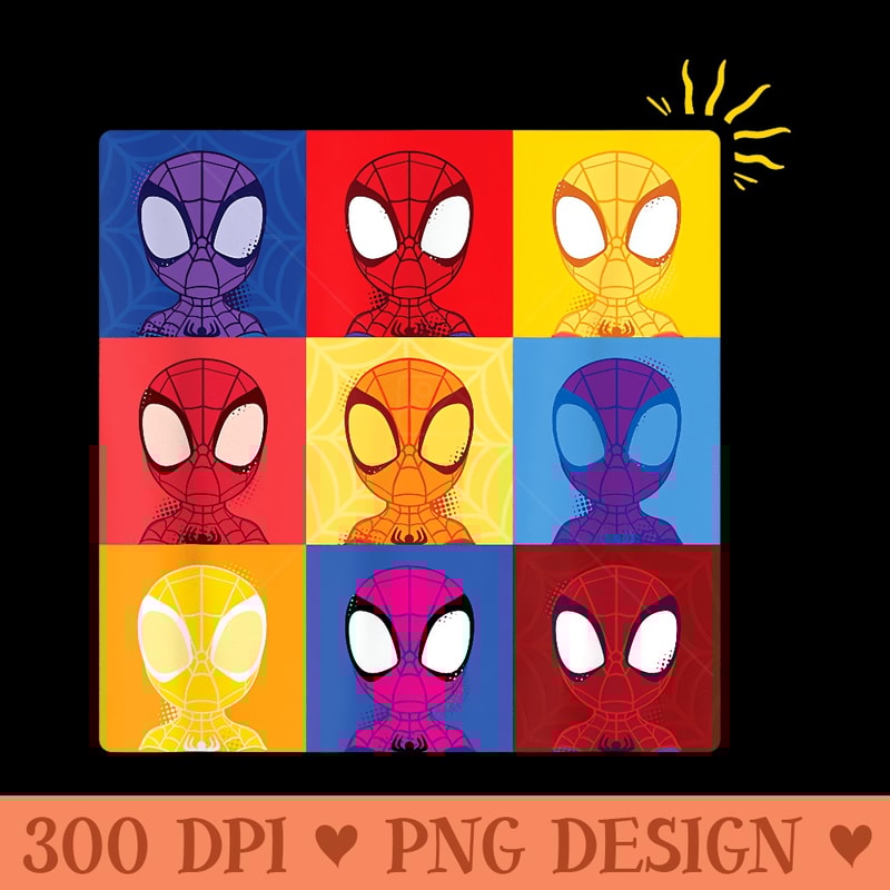 Marvel Spidey and His Amazing Friends SpiderMan Sense - PNG download with transparent background - Perfect for Personalization