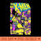 Marvel XMen Wolverine Team Epic Neon Comic Cover - Printable PNG Graphics - Perfect for Personalization