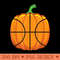 Basketball Halloween Pumpkin  Thanksgiving - Exclusive PNG designs - Bold & Eye Catching