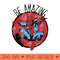 Marvel SpiderMan Be Amazing Distressed Comic Circle - PNG graphics - Trendsetting And Modern Collections