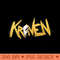 Marvel SpiderMan 2 PlayStation Game Kraven the Hunter Logo Premium - PNG design assets - Perfect for Sublimation Art