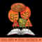 Fall Into A Good Book Autumn Quiet Library - PNG download - Easy To Print And User Friendly Designs