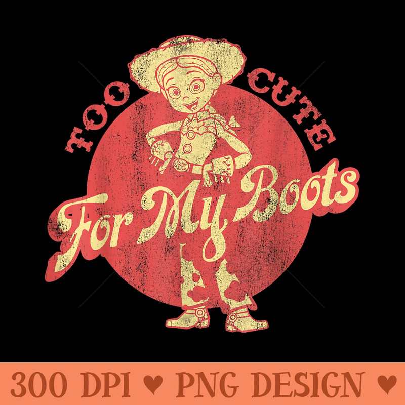 Disney Pixar Toy Story 4 Jessie Too Cute - Transparent PNG download - Unique And Exclusive Designs