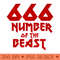 666 Number best - PNG Design Resource - Defying the Norms