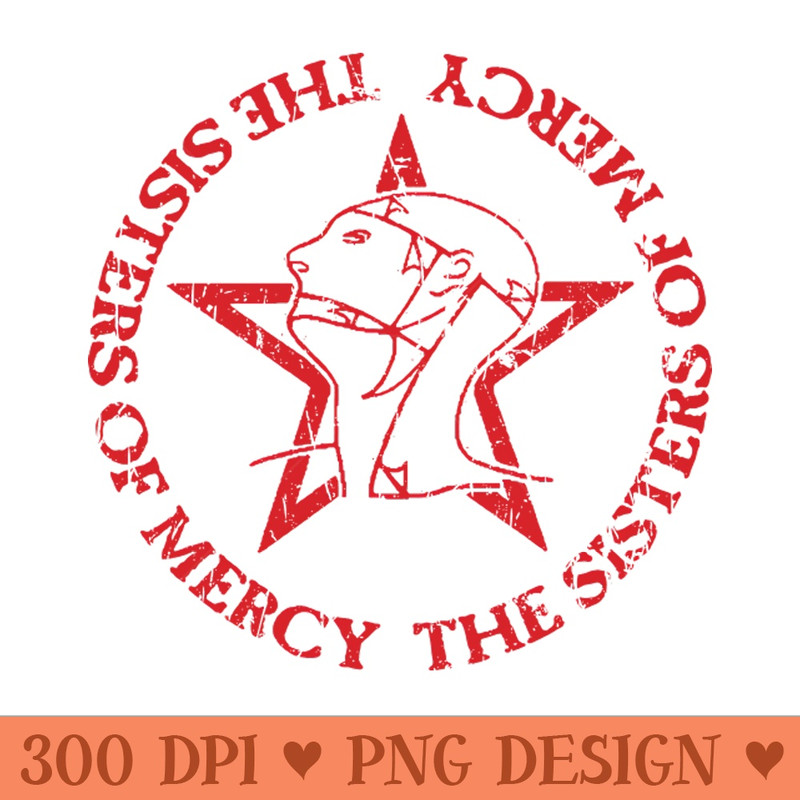 Sister Of Mercy Logo - High Resolution PNG Design - Unleash Your Inner Rebellion
