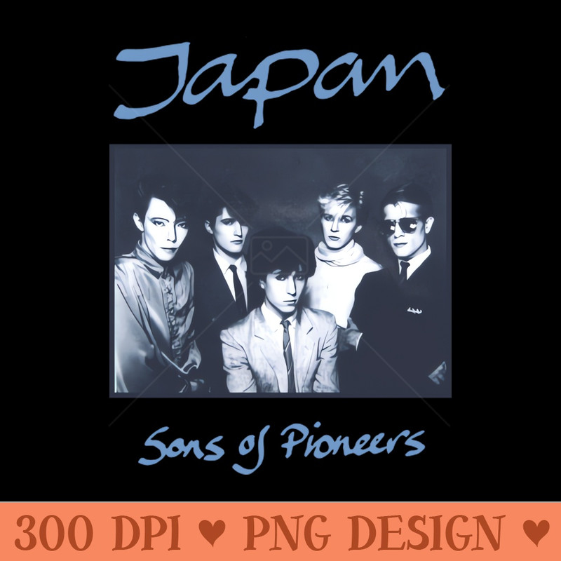VINTAGE 1981 JAPAN DAVID SYLVIAN ROCK POST PUNK TOUR CONCERT - High Resolution PNG Resource - Capture Imagination with Every Detail