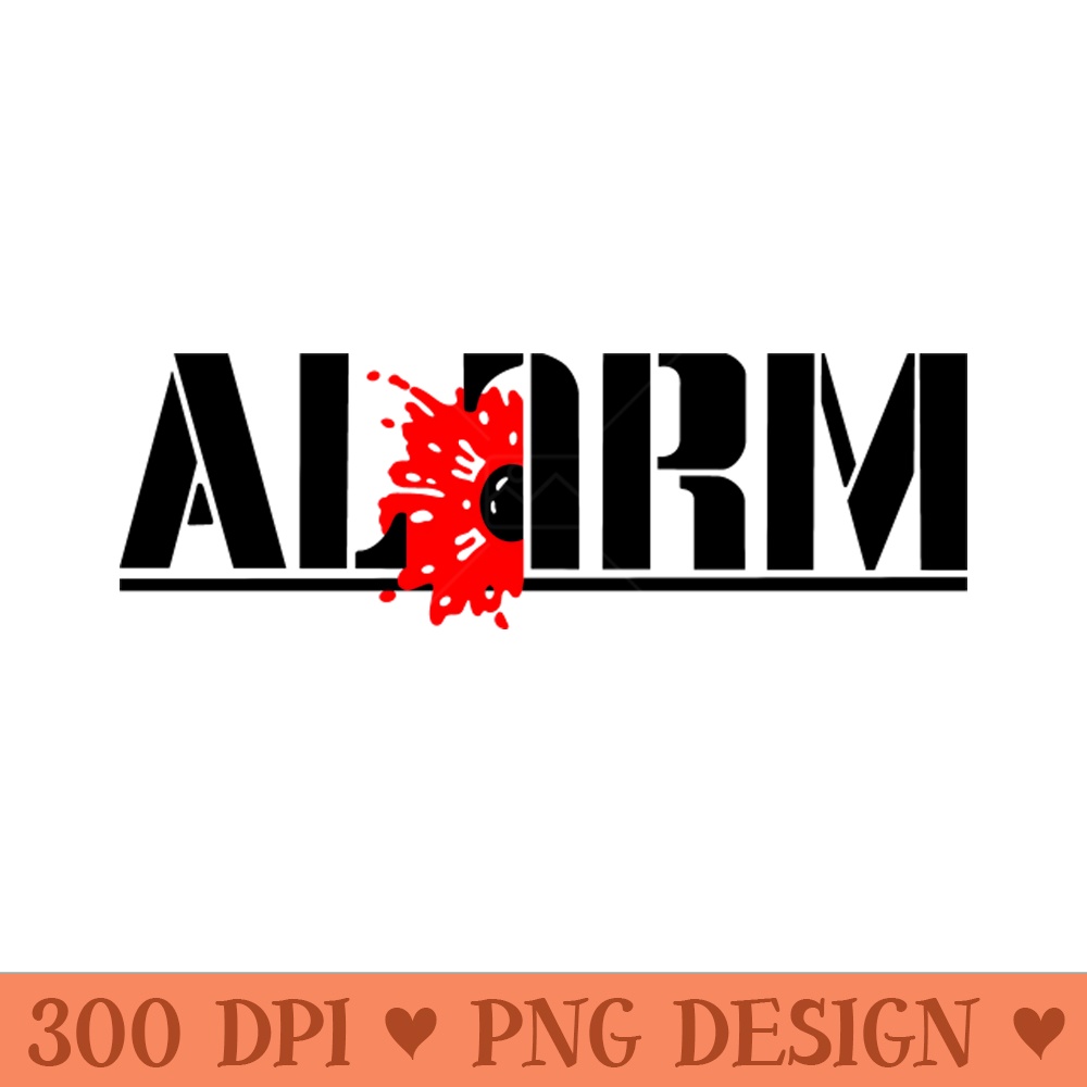 90s The Alarm Welsh Rock Band - High Resolution PNG Artwork - Enhance Your Apparel with Stunning Detail