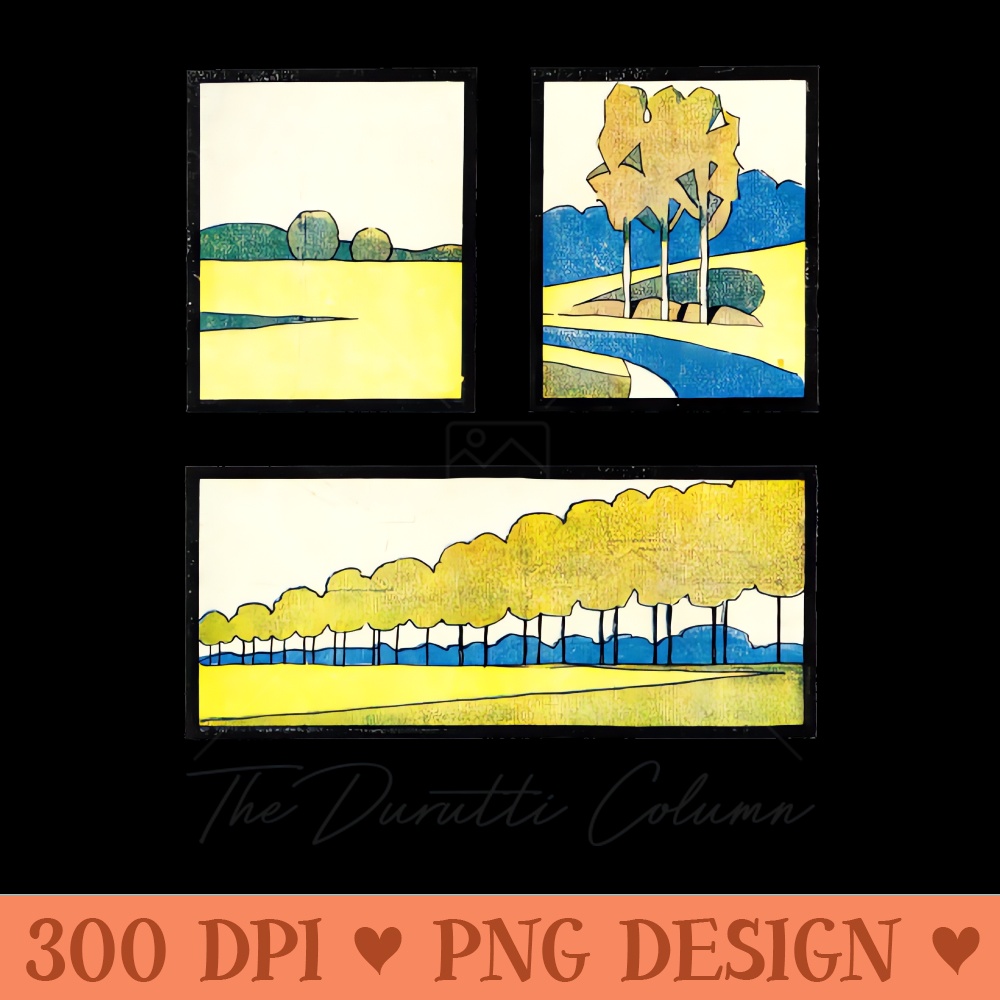 The Durutti Column Original Fan Art Design - PNG Illustration Download - Stunning Sublimation Graphics