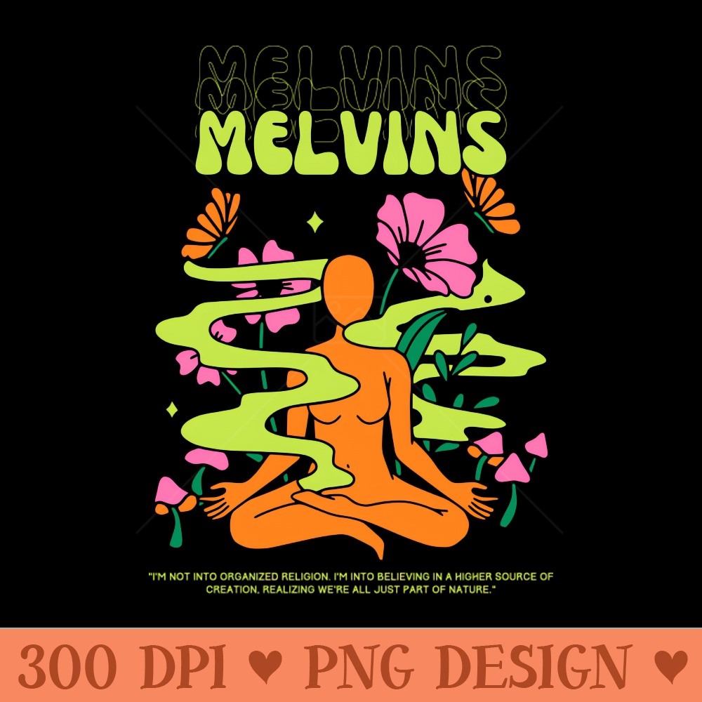 Melvins Yoga - Transparent PNG Artwork - Unleash Your Inner Rebellion