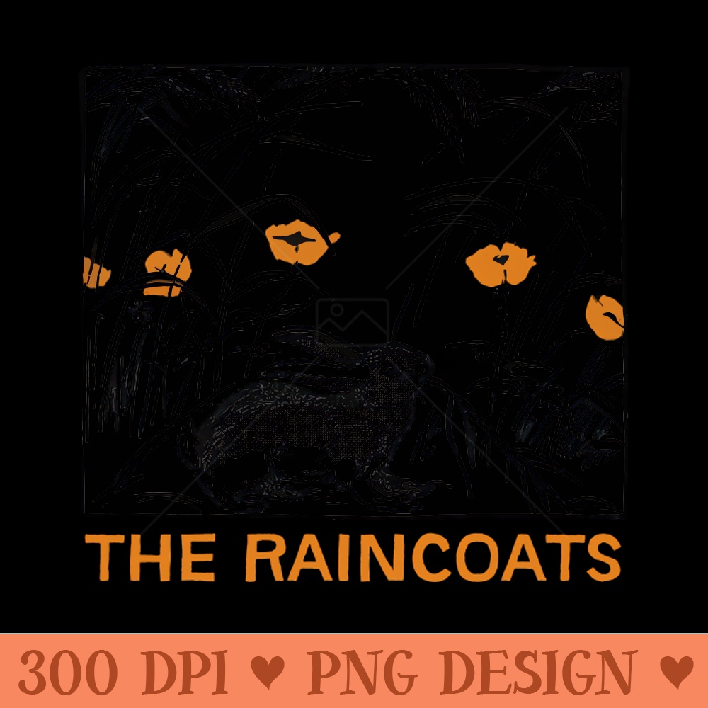 The Raincoats Original Fan Artwork - Transparent PNG Artwork - Perfect for Creative Projects