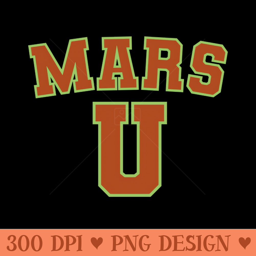 Mars U - High Quality PNG Artwork - Trendsetting And Modern Collections