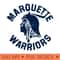 Marquette Warriors Navy - High Resolution PNG File - Instant Access To Downloadable Files