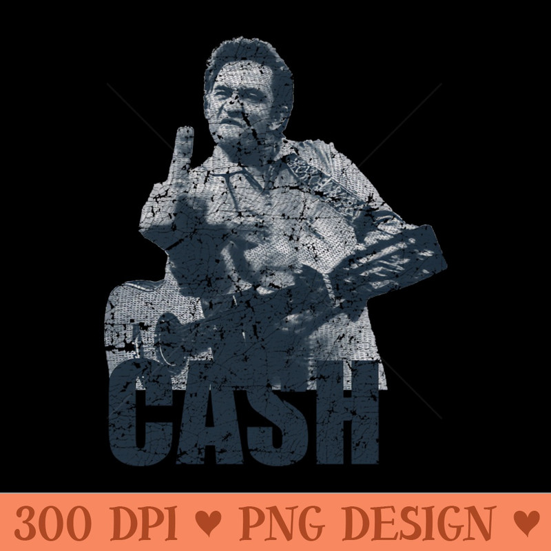 Johnny Cash VINTAGE SKETCH DESIGN - Download High Resolution PNG - Add a Festive Touch to Every Day