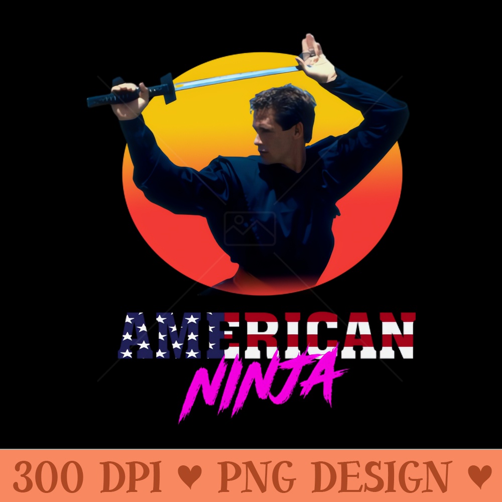 American Ninja - Download PNG Illustration - Trendsetting And Modern Collections