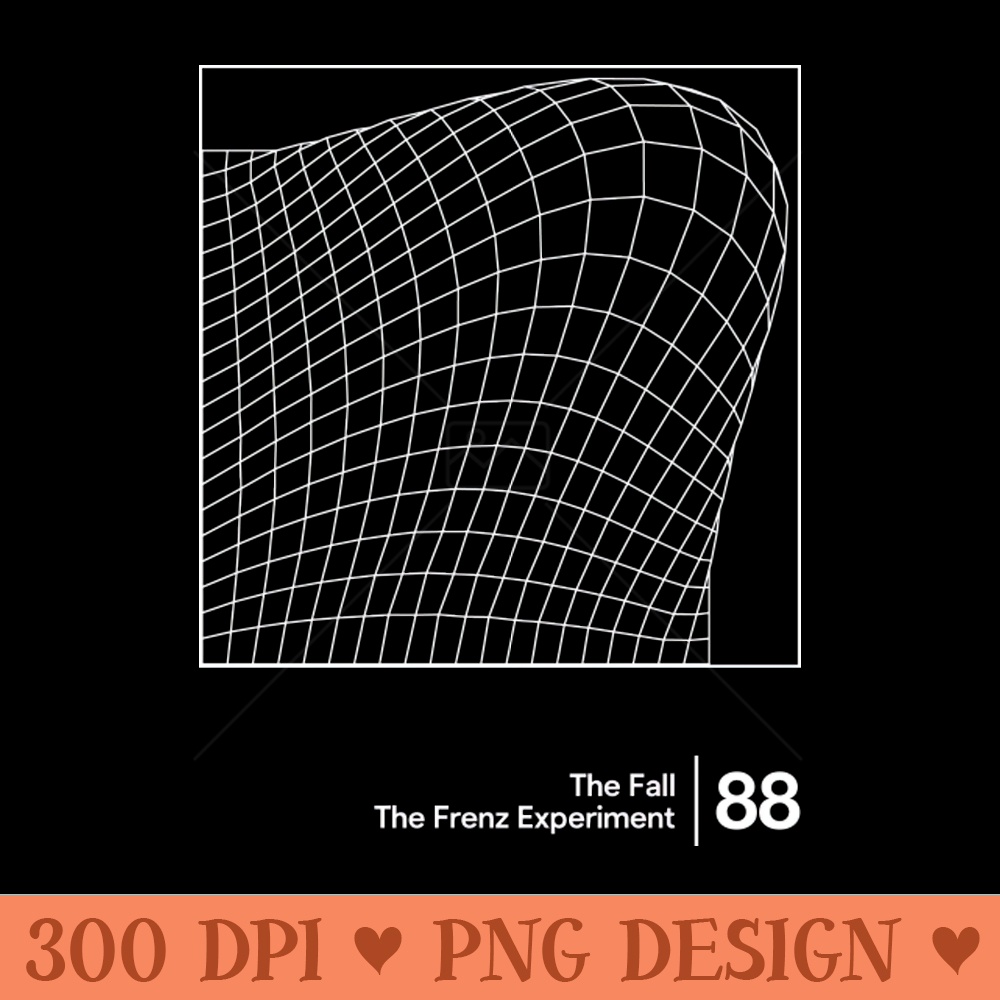The Frenz Experiment Minimal Style Graphic Artwork Design - Download Transparent Design - Premium Quality PNG Artwork