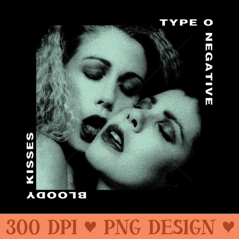 Retro Type O Negative - High Resolution PNG Design - Instantly Transform Your Sublimation Projects