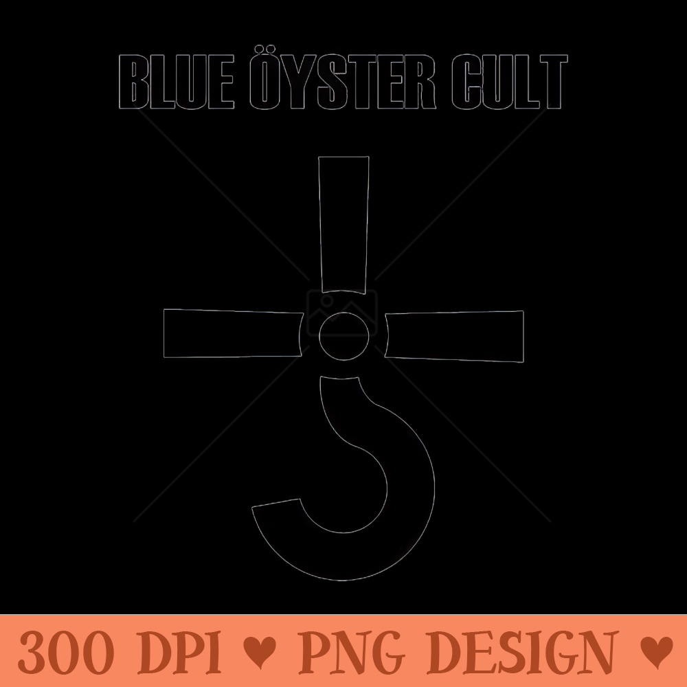 Vintage blue oyster cult - PNG Clipart Download - Spice Up Your Sublimation Projects