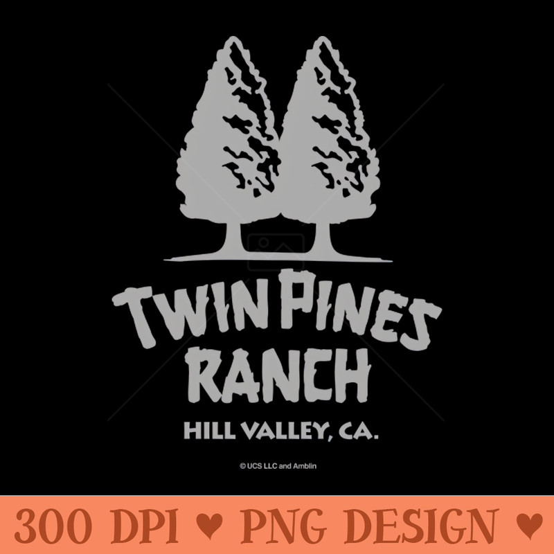 Twin Pines Ranch - High Quality PNG Artwork - Revolutionize Your Designs