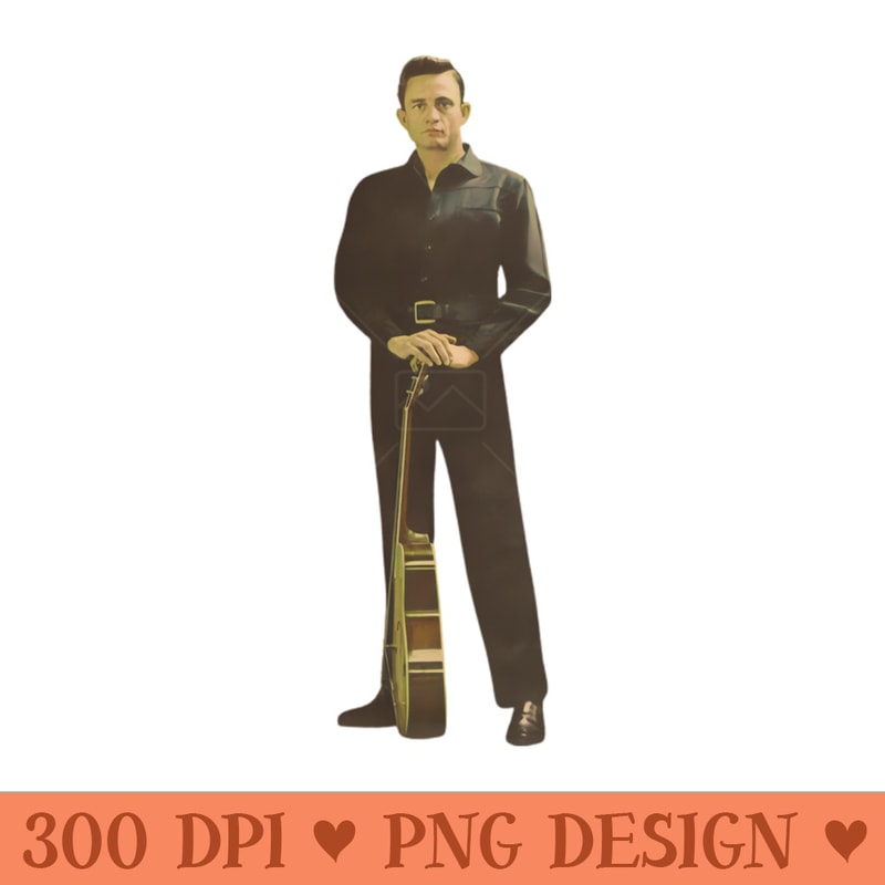 The Sound of Johnny Cash - Transparent Shirt Mockup - Capture Imagination with Every Detail