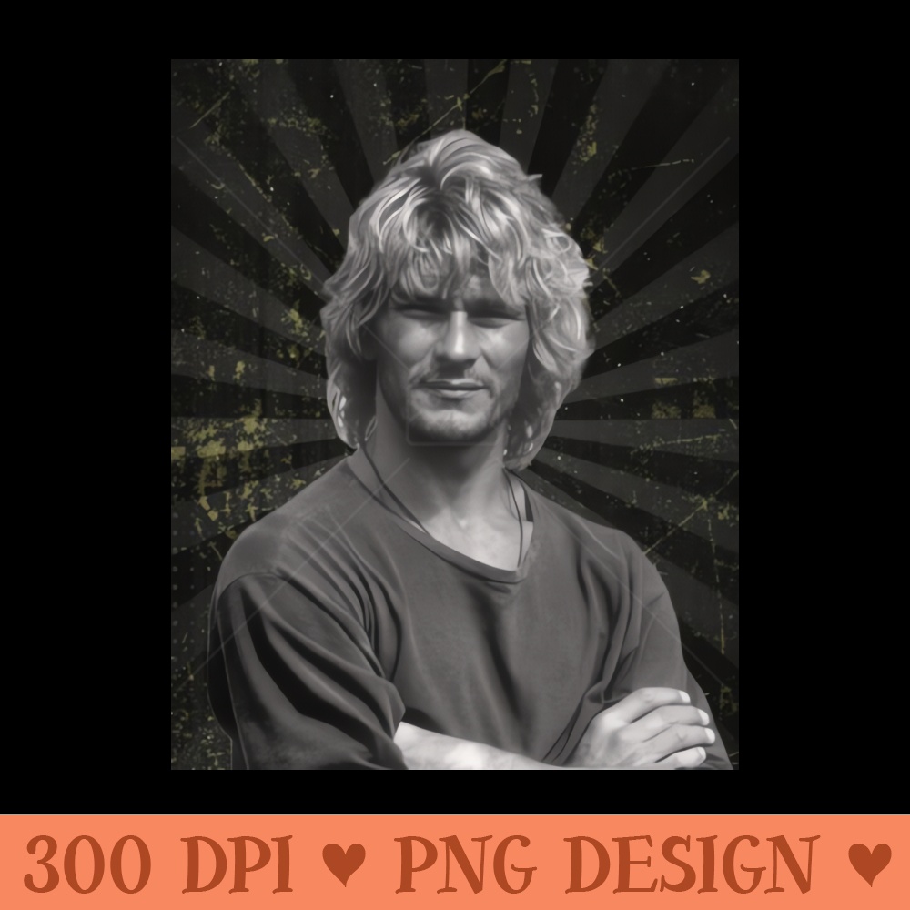 patrick swayze - Download Transparent Image - Boost Your Success with this Inspirational PNG Download