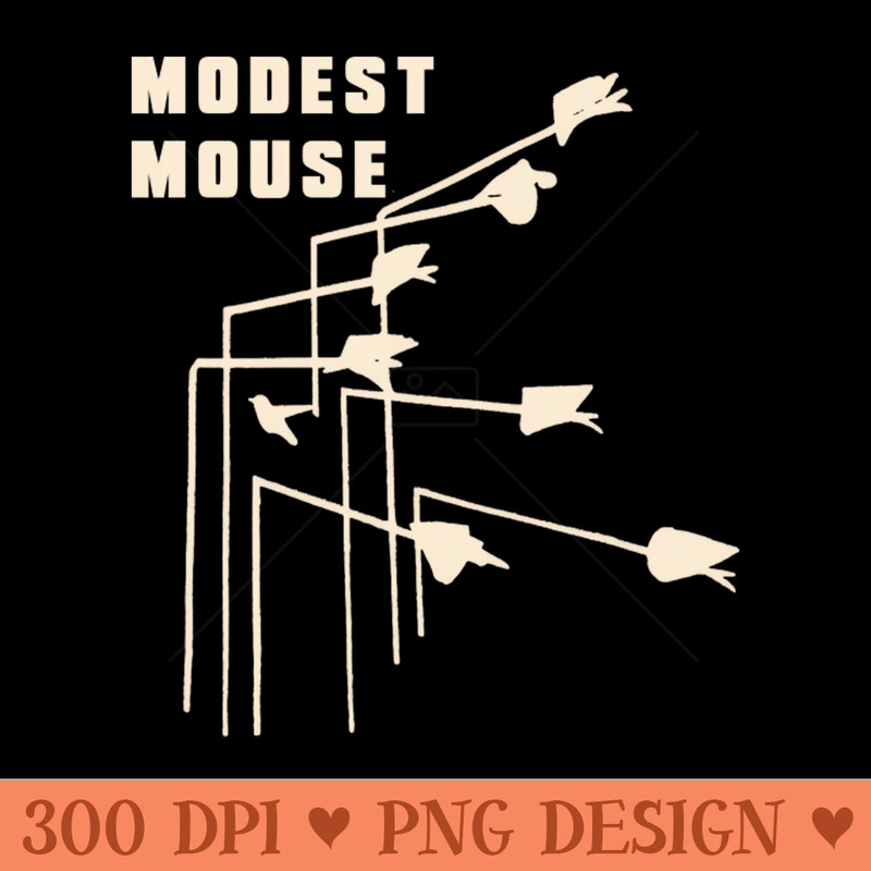Modest Mouse Flower - PNG Design Download - Instant Access To Downloadable Files