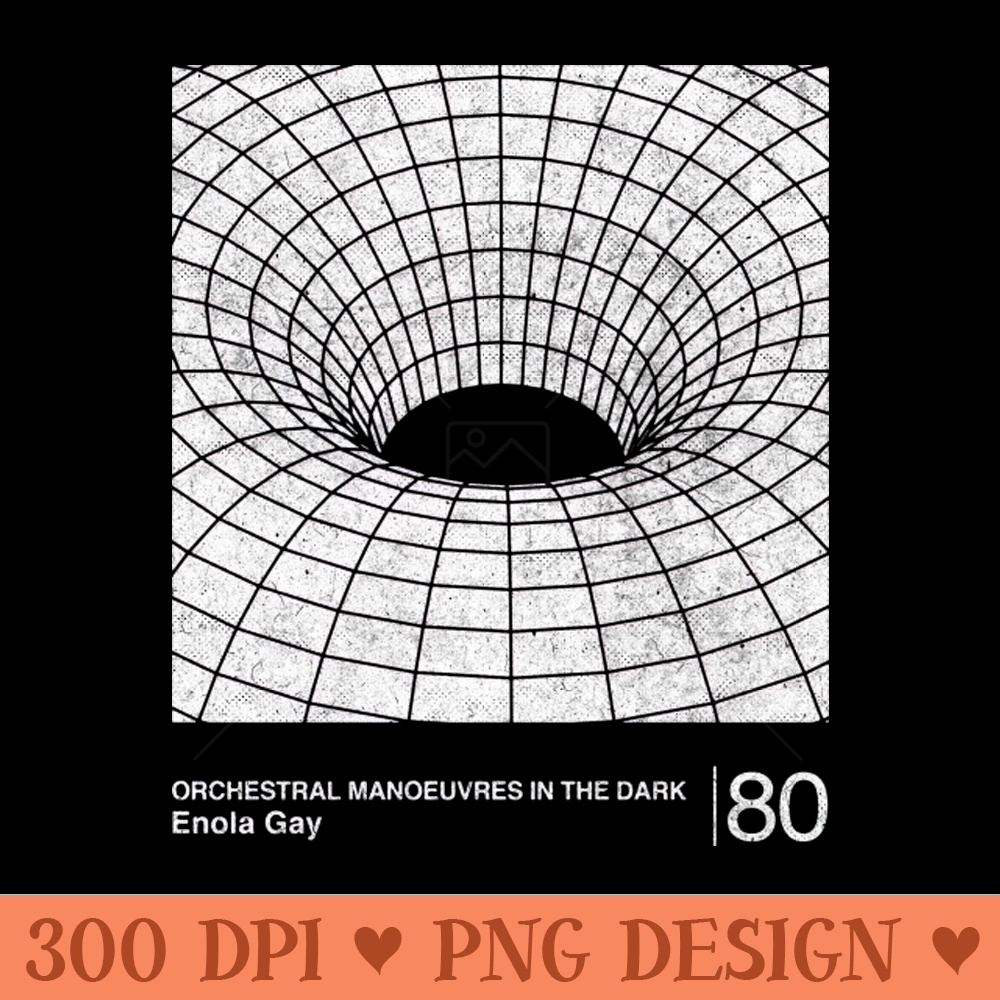 Enola Gay Minimalist Graphic Artwork Design - High Quality PNG Artwork - Add a Festive Touch to Every Day