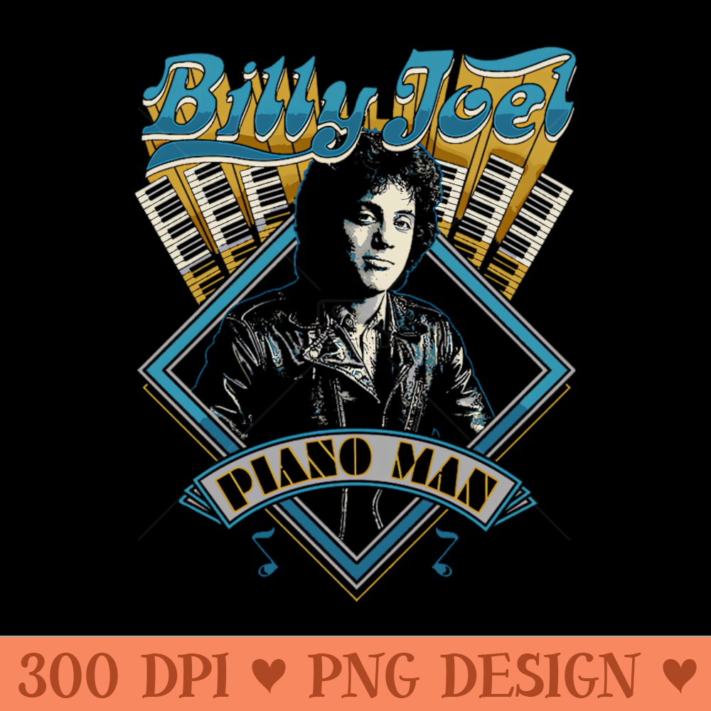 Billy Joel - Download Transparent Image - Premium Quality PNG Artwork