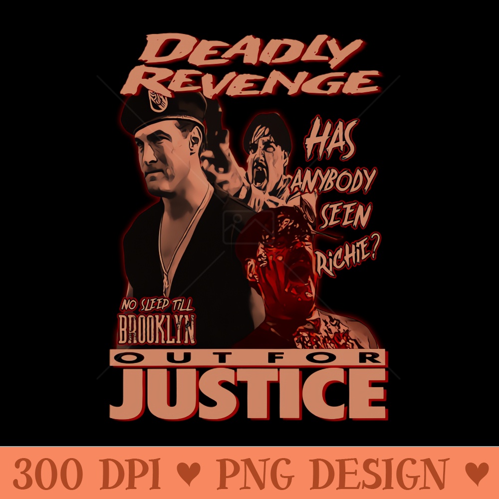 Out For Justice, Vintage Action, Version - High Resolution PNG Download - Defying the Norms
