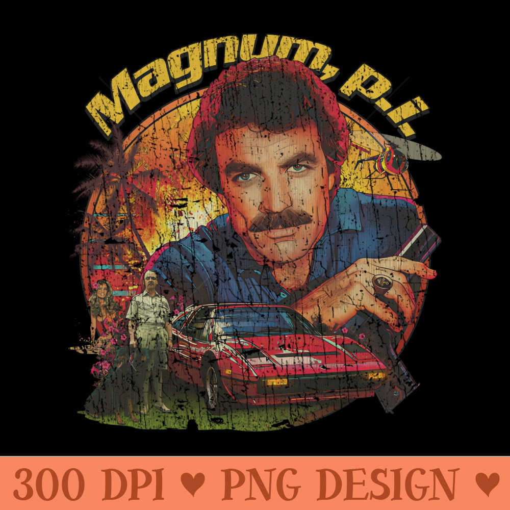 Magnum, PI 198 - Download Transparent PNG - Instant Access To Downloadable Files