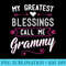 My Greatest Blessings Call Me Grammy Grandma Surprise - PNG design assets - High Resolution And Print-Ready Designs