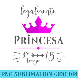 s princesa latina quince birthday quinceanera - stylish shirt png