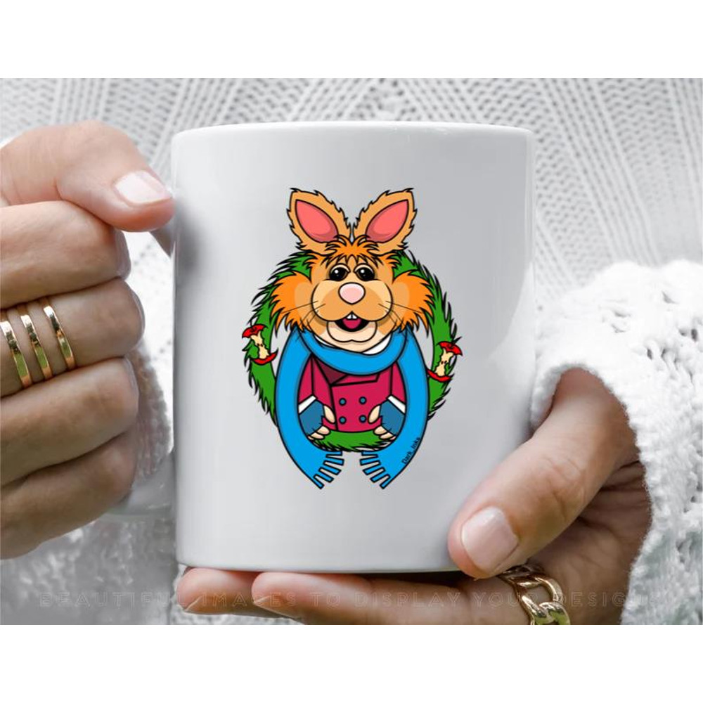 The Muppet Christmas Carol Bean Bunny Coffee Mug, 11 oz Ceramic Mug_1
